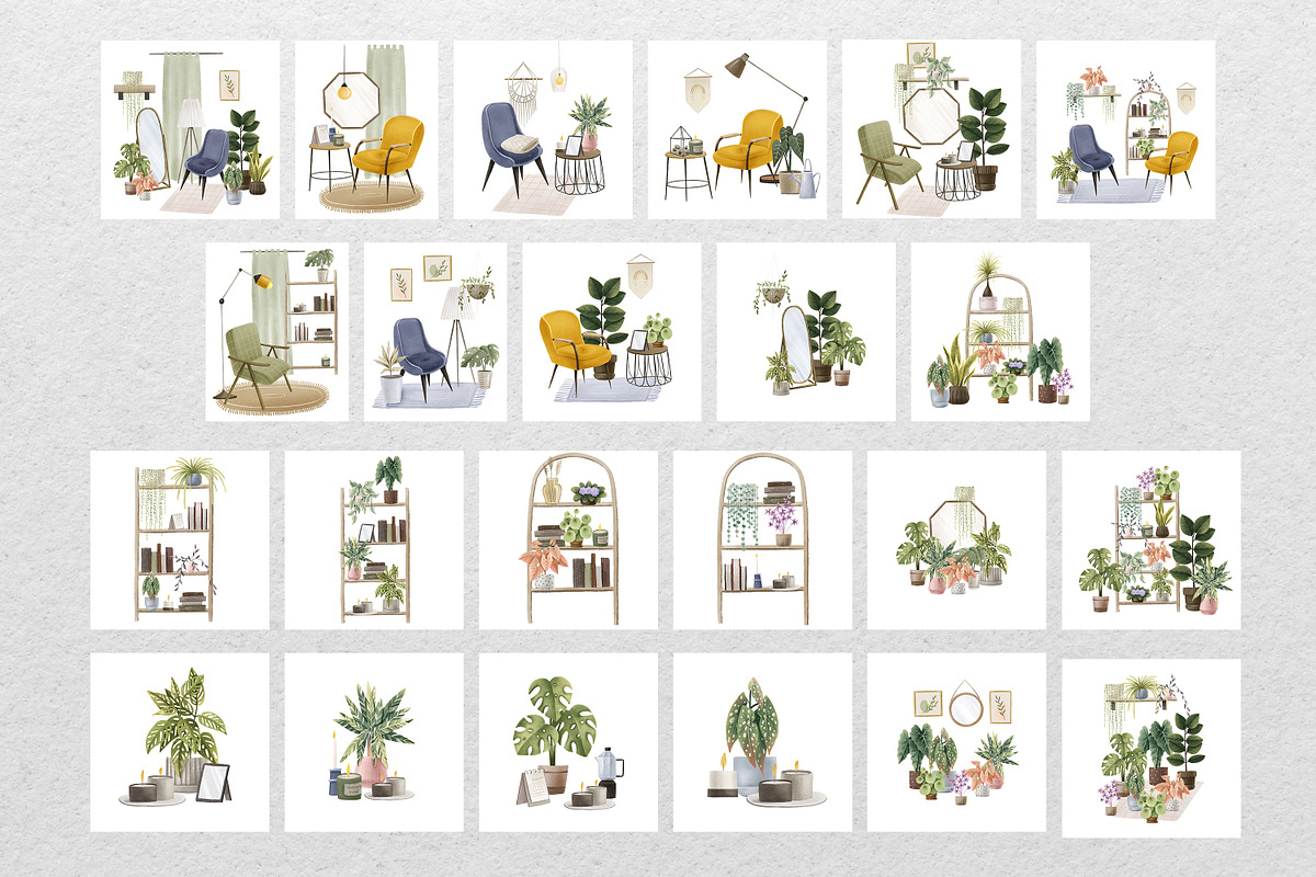 Cozy hygge home interior, a Decorative Illustration by the_myro (Photo 2 of 13)