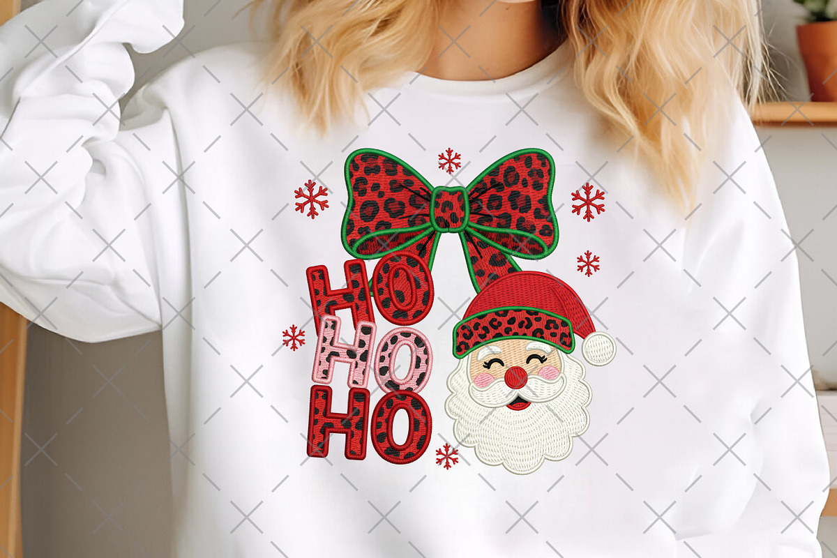 Christmas Crochet Santa Ho Ho Ho Png, an Illustration by Craft Nest (Photo 3 of 5)