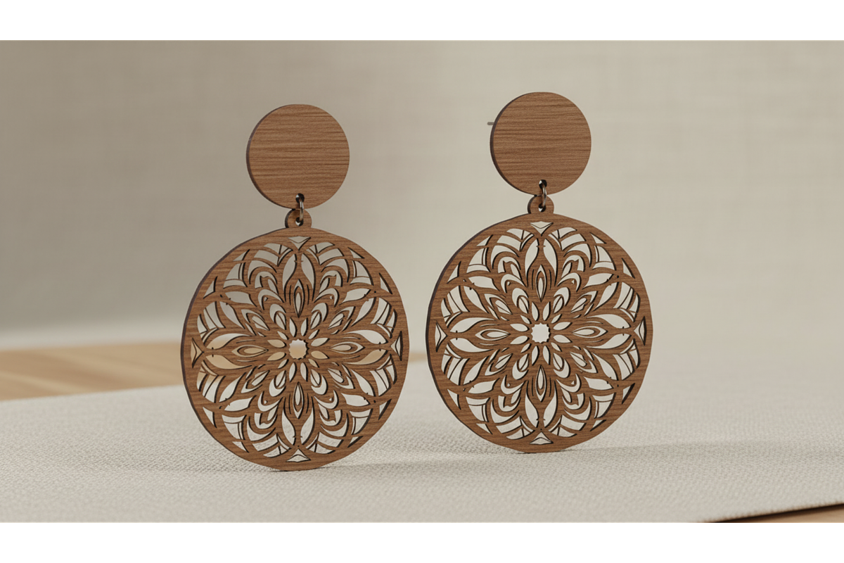 Floral Charm Earring Files, a Graphic by hafijul (Photo 8 of 11)