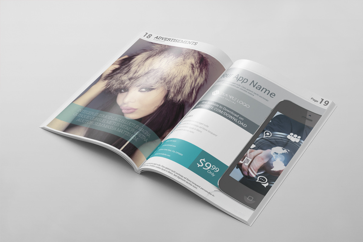 Magazine Template 44, a Magazine Template by pmvch (Photo 7 of 10)