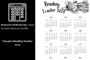 Ultimate Printable Reading Tracker, a Templates & Theme by 2 Nomazi (Thumbnail 6 of 9)