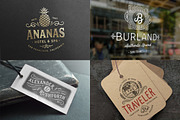 80 Modern Vintage Logos vol 2, a Branding & Logo Template by DISTRICT 62 STUDIO (Thumbnail 6 of 13)