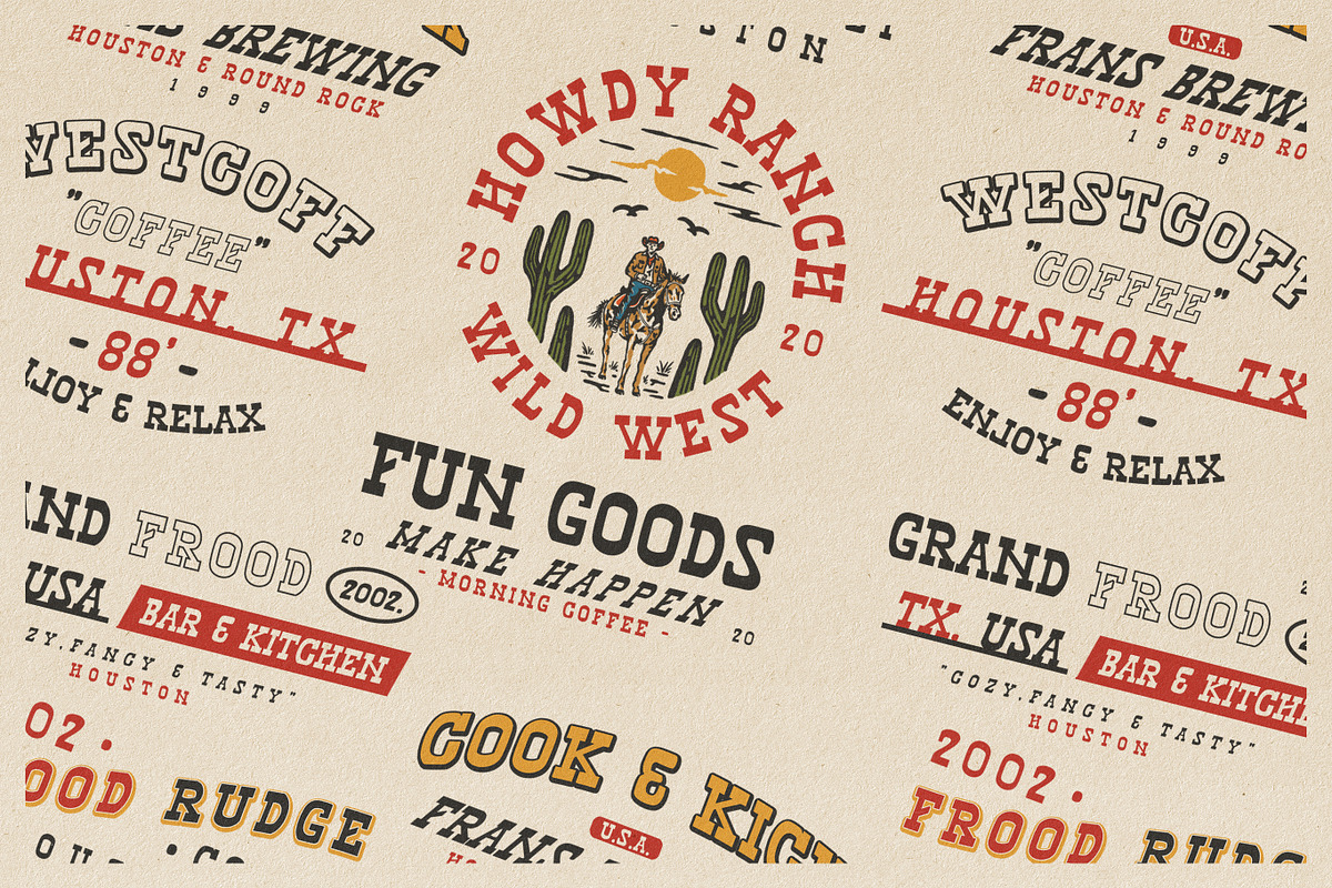 Westsoul Vintage Slab Serif, a Slab Serif Font by Oldden Works (Photo 4 of 5)