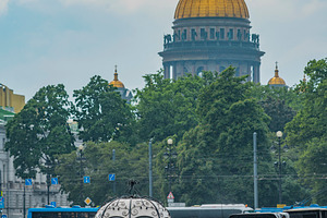 Heavy rain in the center of Saint Petersburg., a Photo by Pictures for you!!!!!!!!!