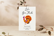 Editable Thanksgiving Invitation, an Invitation Template by ForeverPrint (Thumbnail 2 of 6)