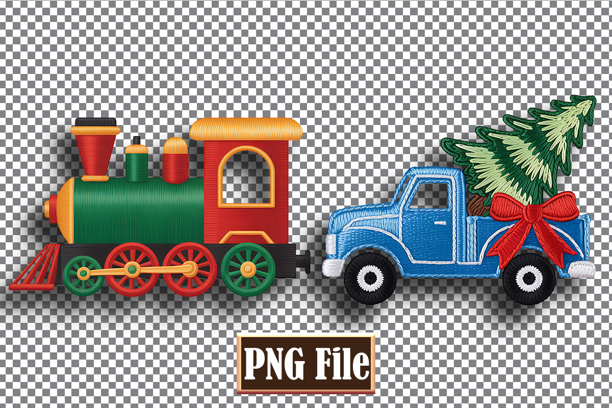 Christmas Embroidery Clipart Bundle, a Seasonal Illustration by protabsorkar11 (Photo 4 of 10)