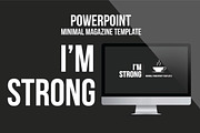 I'am Strong - Minimal Powerpoint, a Presentation Template by Graphicslide (Thumbnail 1 of 9)