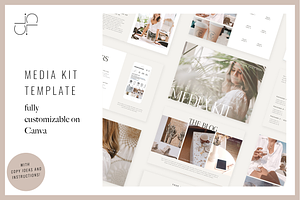 Media Kit Template for Canva