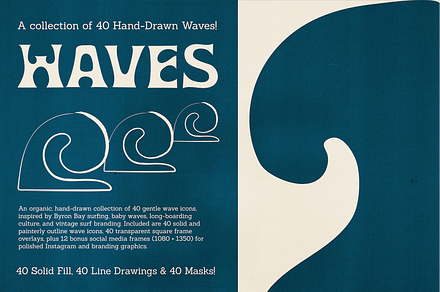 Waves - Hand Drawn Organic Waves