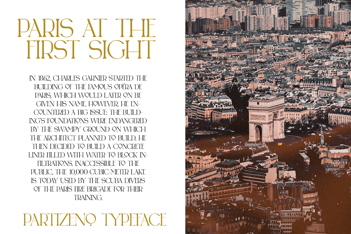Partizeno Elegant/Branding Font, a Sans Serif Font by GraphicDash (Photo 6 of 10)