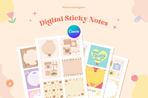 Digital Sticky Note Pads Planner