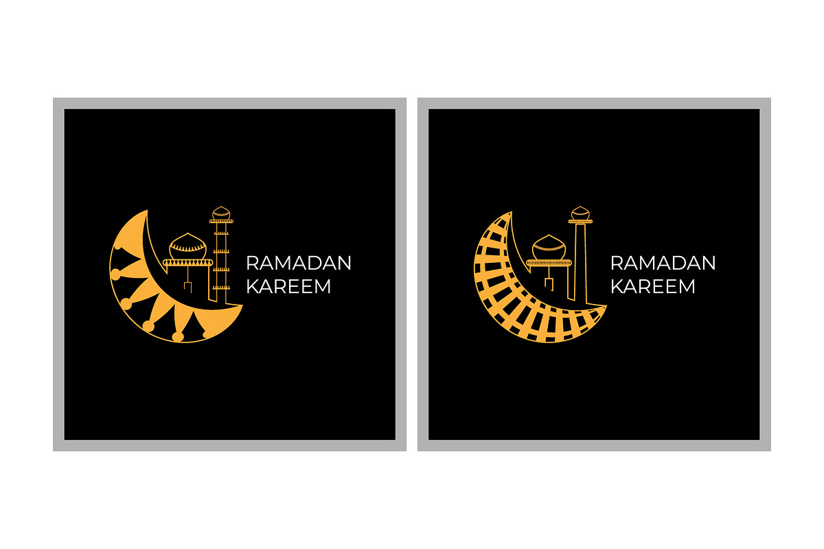 Ramadan Kareem Greeting Card, a Seasonal Illustration by Lakhan1998 (Photo 2 of 6)