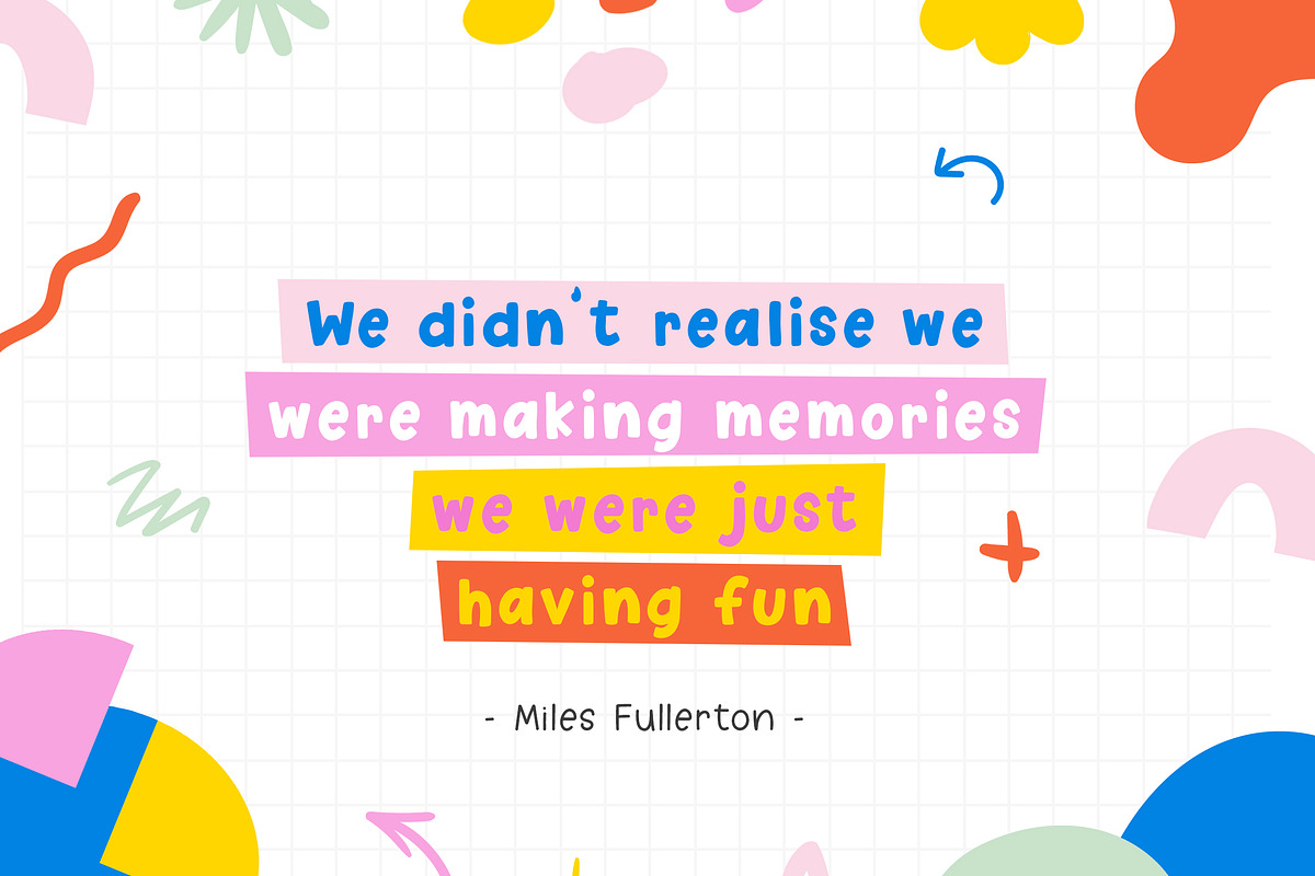 Funtastic Wonderful Font Duo, a Font by Lollipop Hand Drawn (Photo 4 of 8)