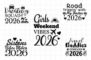 Girls Trip 2026 SVG Bundle, a Graphic by M9 Design (Thumbnail 6 of 14)