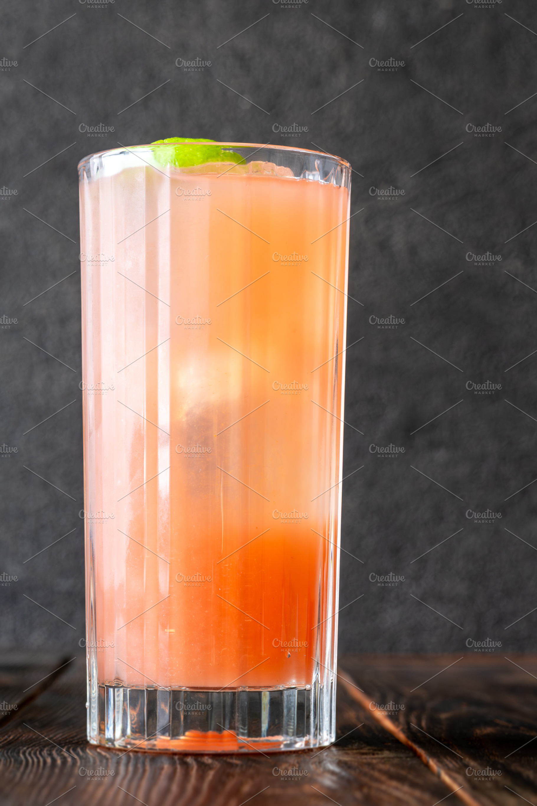 Guava Collins cocktail, a Food & Drink Photo by Alexander Prokopenko