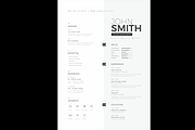 Clean Resume AI PSD and Ms Word, a Resume Template by UInstrument (Thumbnail 1 of 2)