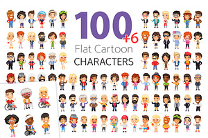 100 Casually Dressed Characters