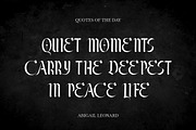 Olythea - Black Calligraphy Font, a Blackletter Font by Flawless And Co (Thumbnail 5 of 10)