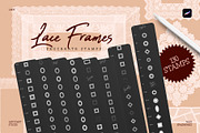 Lace Frames Procreate Stamp Set, a Shape Add-On by Spasibenko Art (Thumbnail 5 of 5)