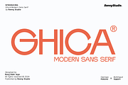 Ghica Clean & Minimalist Typeface, a Sans Serif Font by Ronny Studio (Thumbnail 1 of 9)