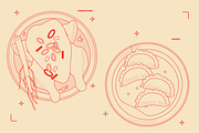 Korean Food Vector Illustrations, a Food Illustration by TheFoodAtlas (Thumbnail 18 of 22)