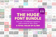 The Huge Font Bundle, a Script Font by Gatype (Thumbnail 11 of 11)