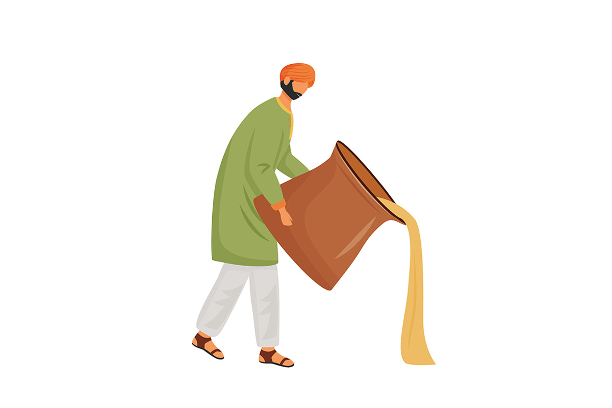 Indian cuisine cartoon illustrations, a Food Illustration by IMG visuals characters (Photo 9 of 28)