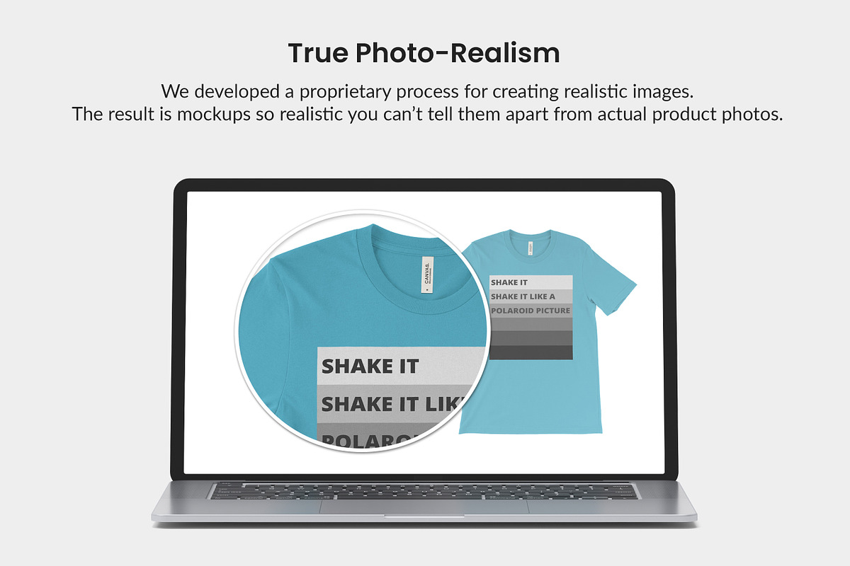 Bella Canvas 3001 T-Shirt Mockups, a Shirt Mockup by Photific (Photo 2 of 6)