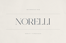 Norelli – A Modern Serif Typeface