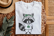 Funny Raccoon St Patricks Day PNG,, an Illustration by SharpMarketplace (Thumbnail 5 of 9)