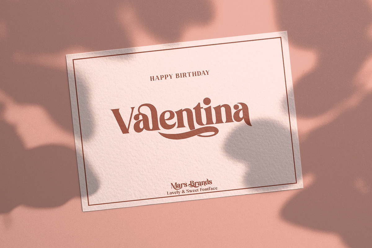 Mars Brand - Lovely Typeface, a Serif Font by Sign Studio (Photo 7 of 11)