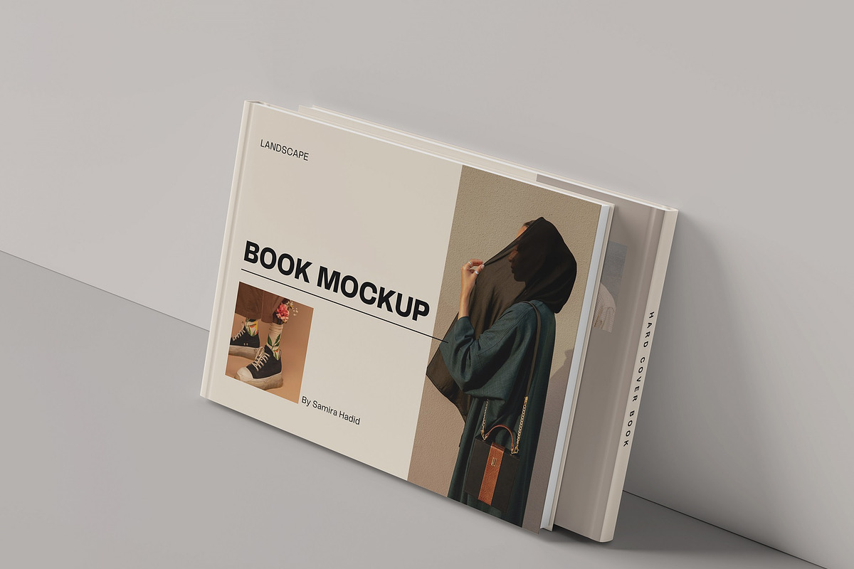 Landscape Book Mockup, a Books & Magazine Mockup by Tokobeta (Photo 10 of 11)