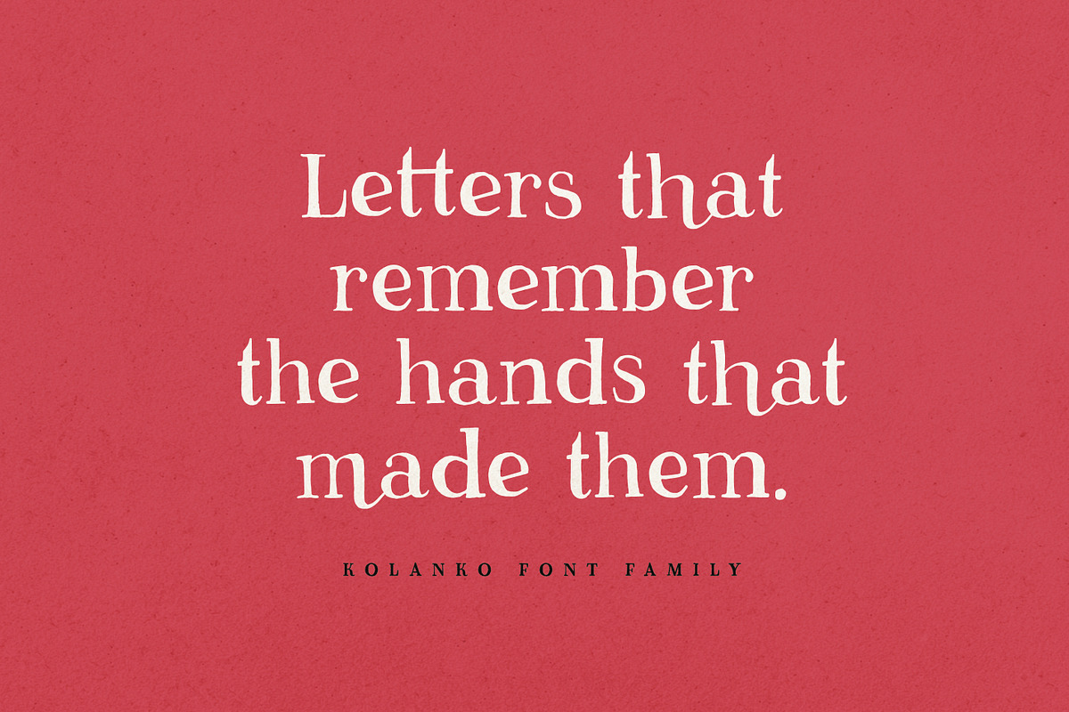 Kolanko | Imperfect Vintage Serif, a Serif Font by Point and Poem (Photo 3 of 11)