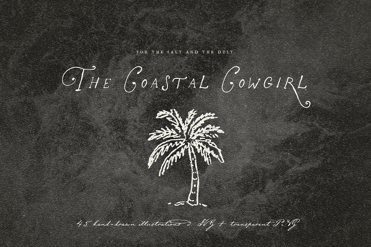 Coastal Cowgirl Clipart, Western, an Object Illustration by The October Creative (Photo 2 of 8)