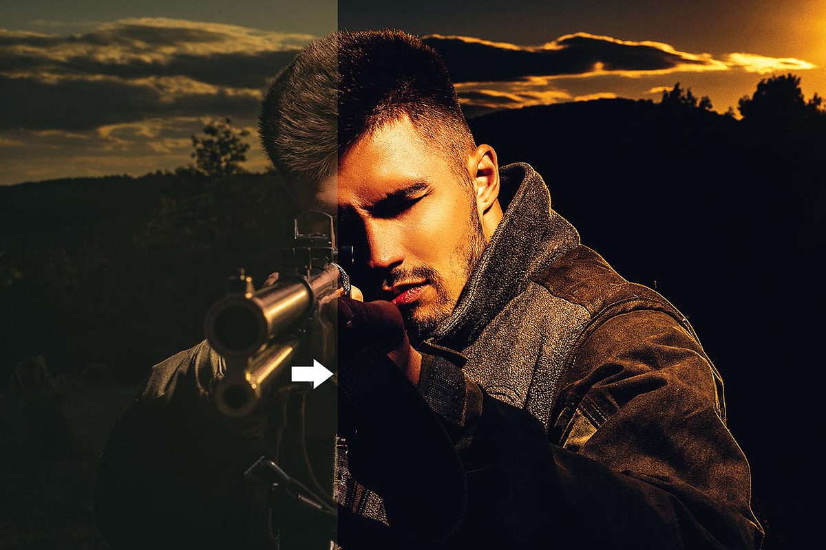 Cinematic Pro B&W & Color Grading, an Action Add-On by Studio Retouch (Photo 7 of 11)