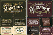 Amazed Vintage Font Bundle - SALE!, a Serif Font by HansCo Studio (Thumbnail 6 of 13)