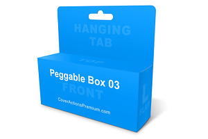 Hanging Display Box Mockup