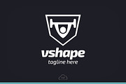 Vshape Gym Logo Template, a Branding & Logo Template by Logo Heaven (Thumbnail 5 of 5)