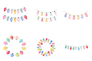 Christmas lights clipart, an Illustration by CreationArt (Thumbnail 2 of 5)