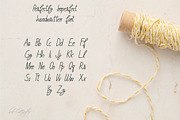 Perfectly Imperfect  - Handmade font, a Script Font by BohoCalligraphy (Thumbnail 3 of 4)