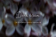 Dark bloom. Floral Backgrounds, a Background Graphic by PaperJamLab (Thumbnail 14 of 14)