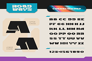 Roadways, a Slab Serif Font by Burntilldead (Thumbnail 6 of 12)