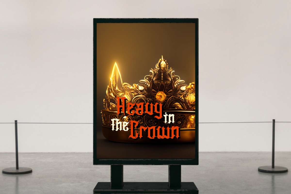 Heavier Crowns - Display Blackletter, a Blackletter Font by Dhabee (Photo 11 of 16)