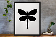 Dragonfly Silhouette SVG, an Animal Illustration by newminddesign (Thumbnail 3 of 3)