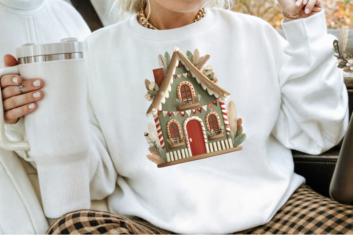 Cute Boho Christmas Watercolor Clipa, an Illustration by Sublimation Artist (Photo 4 of 6)