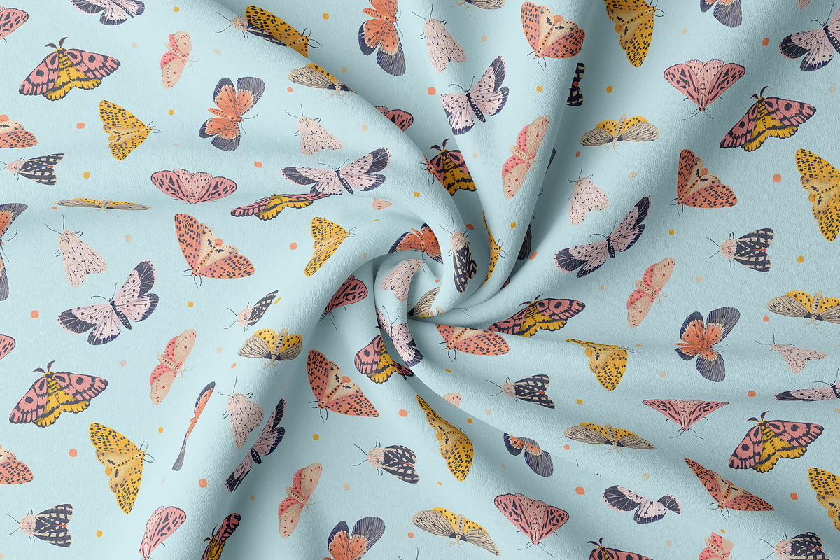 Delicate Butterfly Patterns, a Pattern Graphic by Lady Bruniere Design
