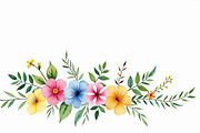 Vibrant Watercolor Floral Bouquet Bu, an Illustration by BIPLOB EXPERT (Thumbnail 2 of 14)