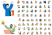 Bundle Flat Concept Illustrations, a Finance Illustration by alexdndz (Thumbnail 4 of 16)