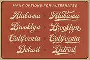 Earthgate - Bold Script Typeface, a Script Font by Letterhend Studio (Thumbnail 5 of 9)