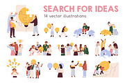 People search for ideas concept set, a Person Illustration by Good Studio (Thumbnail 1 of 14)